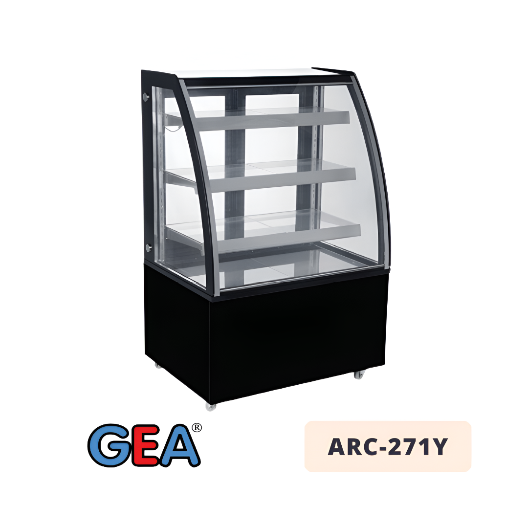 Curved Glass Cake Showcase GEA ARC-271Y Curved Glass Cake Showcase GEA ARC-271Y