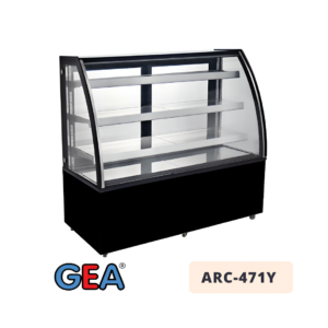 Curved Glass Cake Showcase GEA ARC-471Y