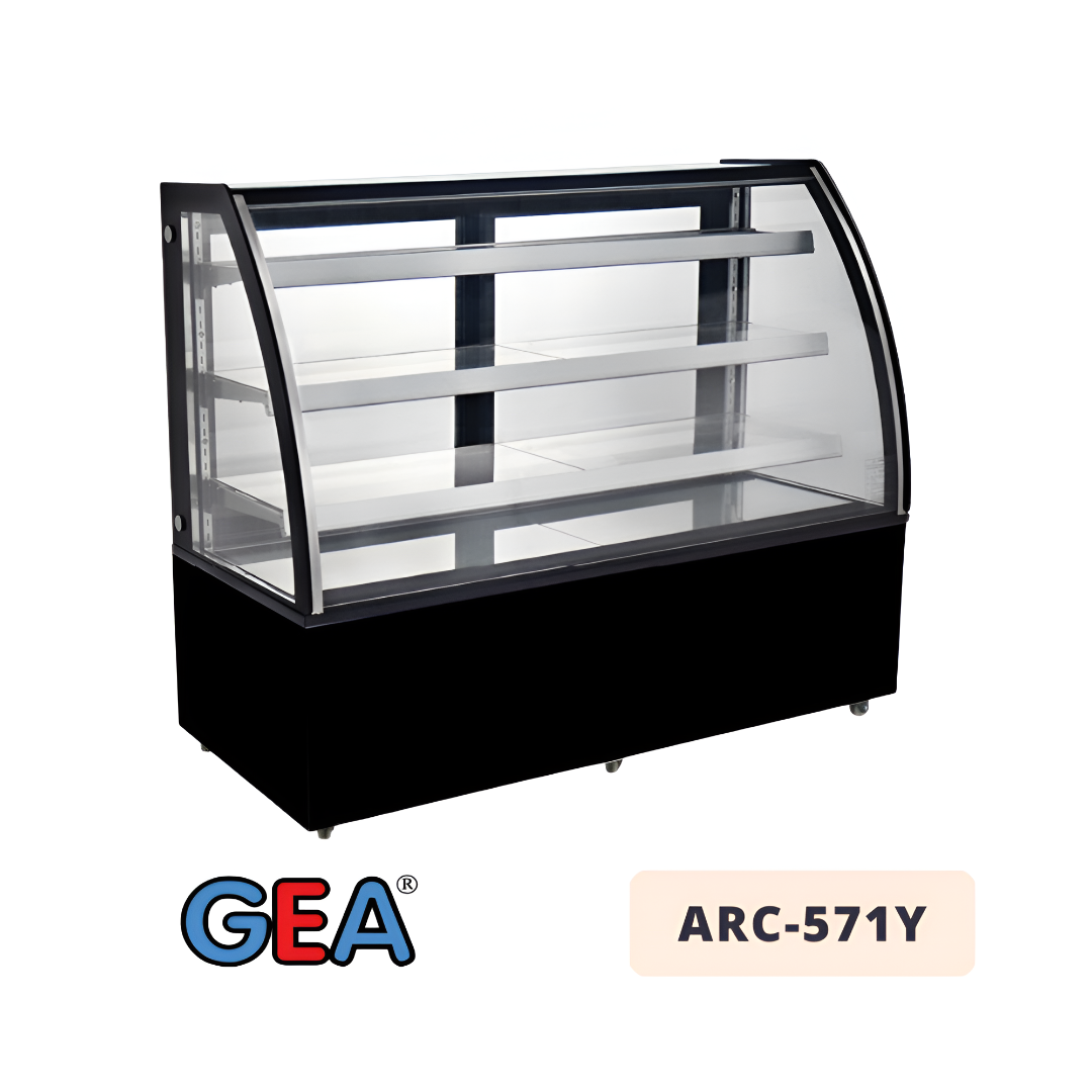 Curved Glass Cake Showcase GEA ARC-571Y Curved Glass Cake Showcase GEA ARC-571Y