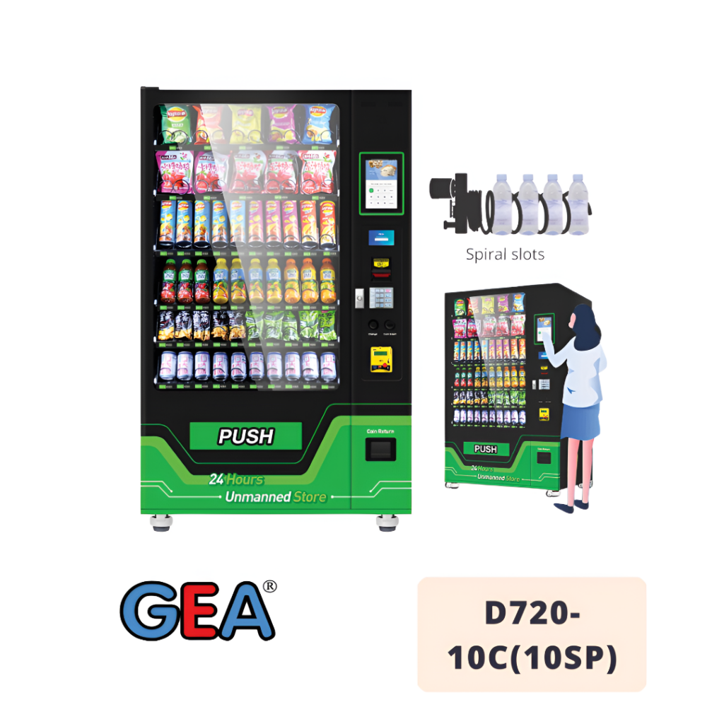 Vending Machine GEA D720-10C(10SP) Spiral System