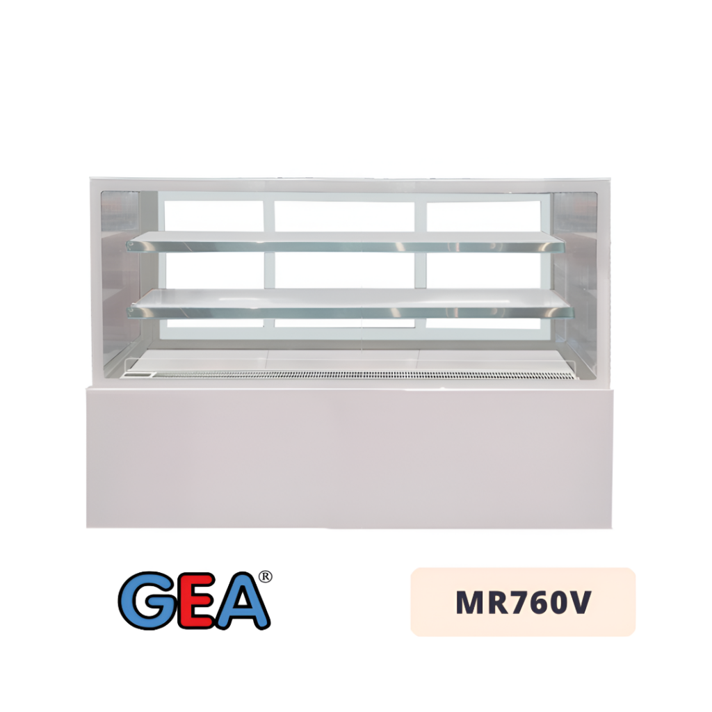 Rectangular Cake Showcase (White) GEA MR760V
