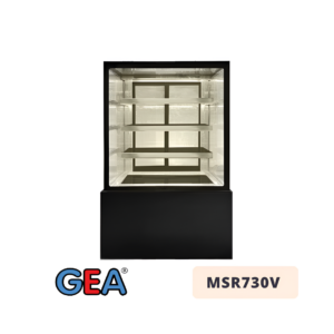 Rectangular Cake Showcase (Black) GEA MSR730V 