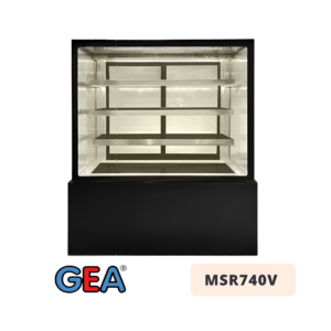 Rectangular Cake Showcase (Black) GEA MSR740V 