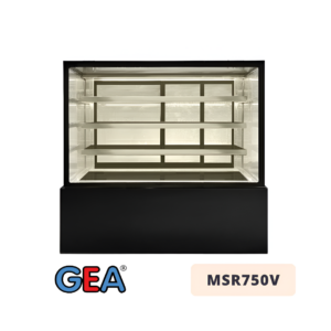 Rectangular Cake Showcase (Black) GEA MSR750V 