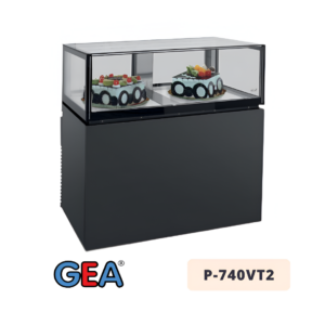Rectangular Cake Showcase with Drawer GEA P-740VT2