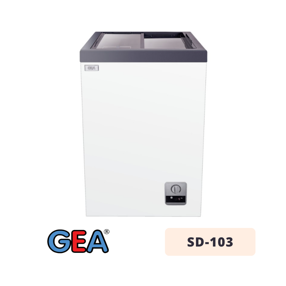Sliding Flat Glass Freezer GEA SD-103 103 Liter Sliding Flat Glass Freezer GEA SD-103 103 Liter