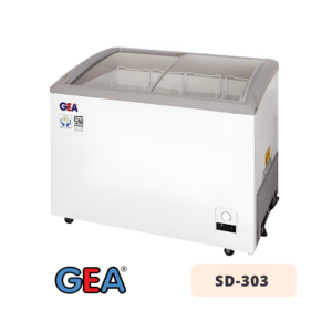 Sliding Curve Glass Freezer GEA SD-303Sliding Curve Glass Freezer GEA SD-303