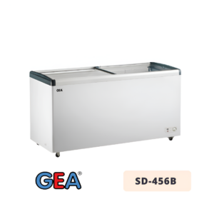 Sliding Flat Glass Freezer GEA SD-456B 456 Liter