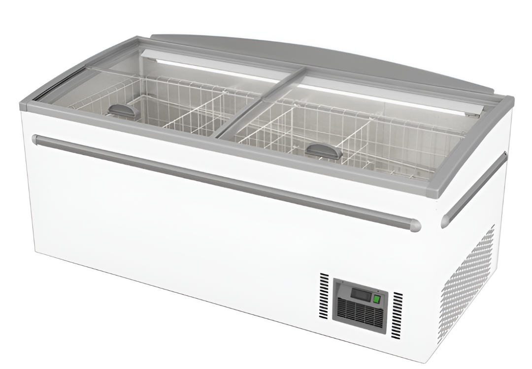 Glass Door Island Freezer GEA VANDA-250IC Glass Door Island Freezer GEA VANDA-250IC
