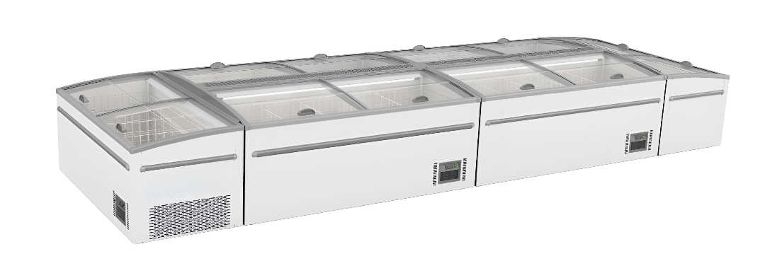 Glass Door Island Freezer GEA VANDA-250IC Glass Door Island Freezer GEA VANDA-250IC