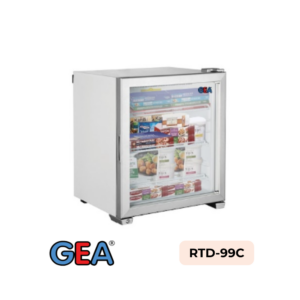 Upright Glass Door Freezer GEA RTD-99C 90 Liter
