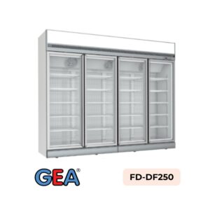 Upright Glass Door Freezer GEA FD-DF250 2121 Liter