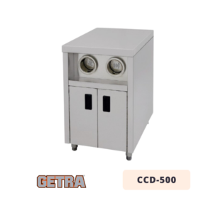 S/S Cabinet with 2 Cups Dispenser GETRA CCD-500