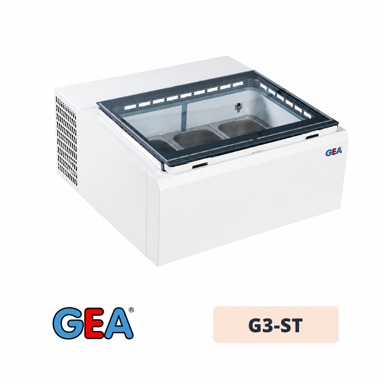 Gelato Counter Top Showcase GEA G3-ST Gelato Counter Top Showcase GEA G3-ST