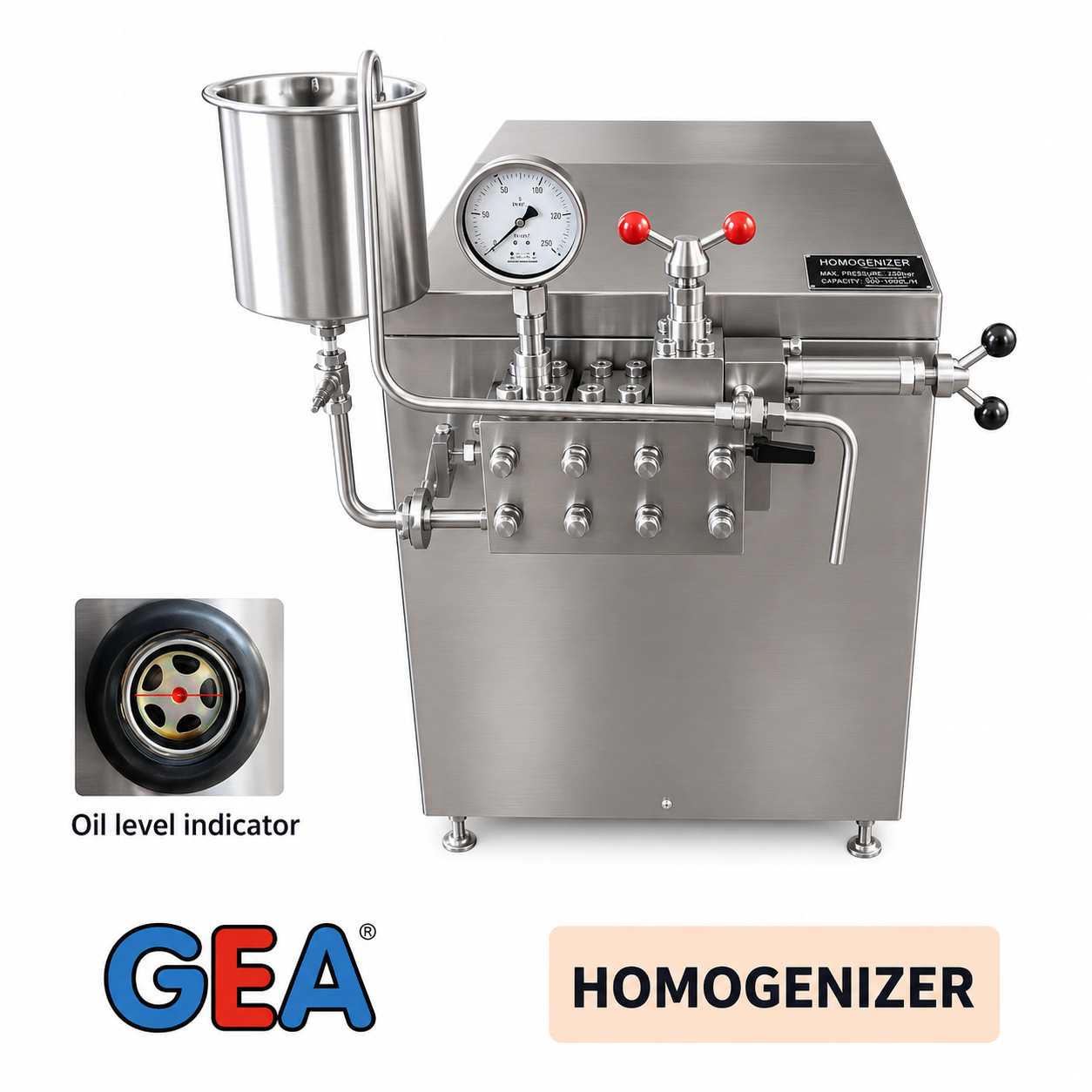 Homogenizer (2 Stages) GEA HOMOGENIZER-500 Homogenizer (2 Stages) GEA HOMOGENIZER-500