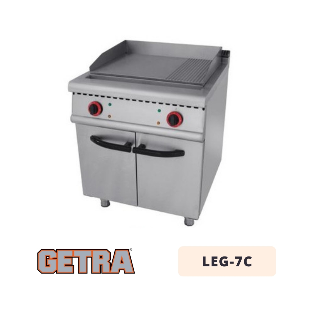 S/s Half Grooved Griddle Plate GETRA LEG-7C S/s Half Grooved Griddle Plate GETRA LEG-7C