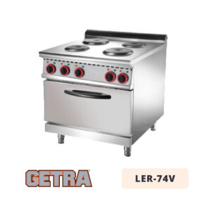 S/S Electric Cooker with Oven GETRA LER-74V