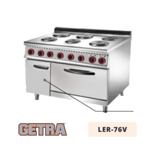 S/S Electric Cooker with Oven GETRA LER-76V