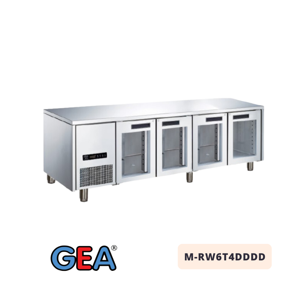 Glass Door S/S Under Counter GEA M-RW6T4DDDD Glass Door S/S Under Counter GEA M-RW6T4DDDD