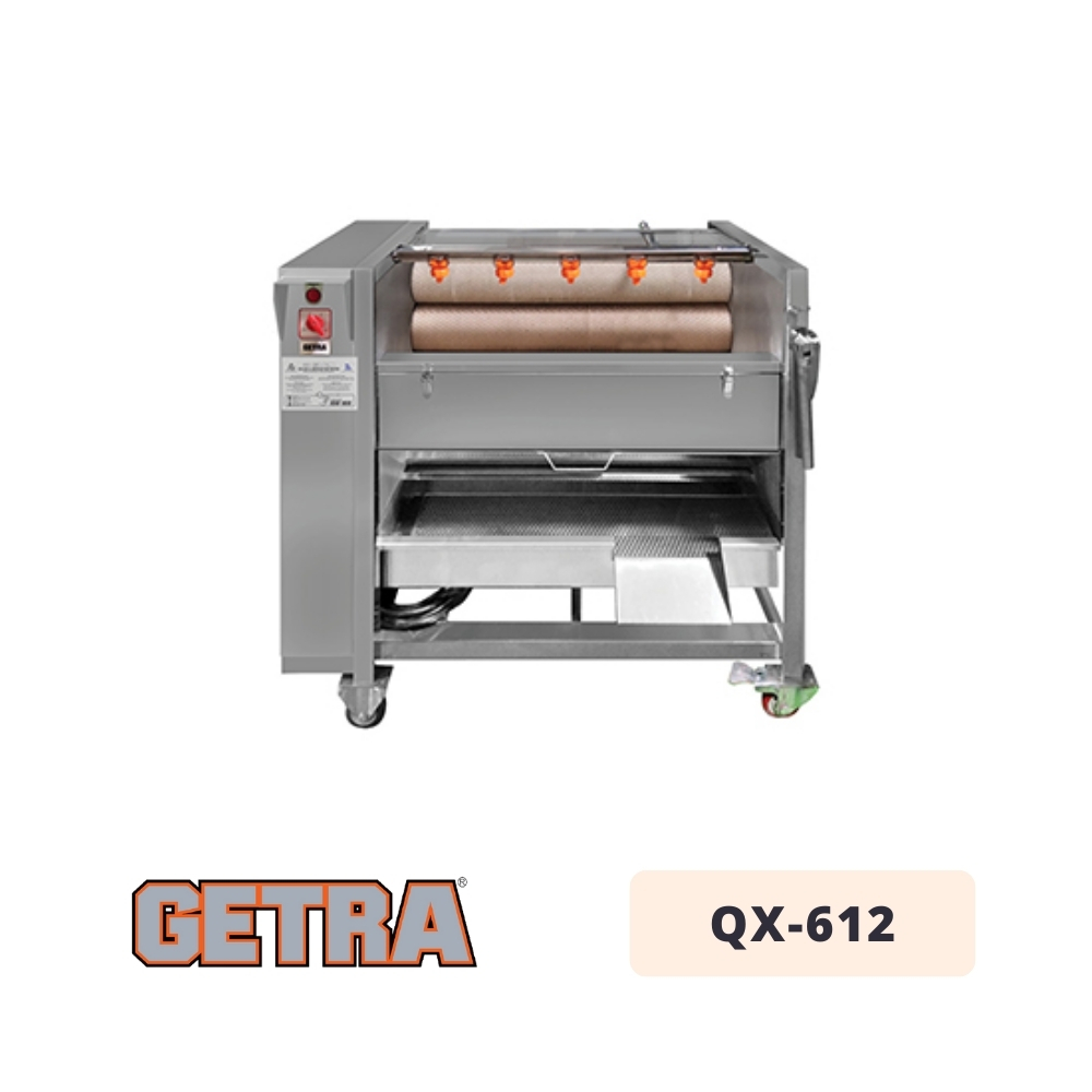 Brush Roller Root Fruit Washer/Peeler GETRA QX-612 Brush Roller Root Fruit Washer/Peeler GETRA QX-612