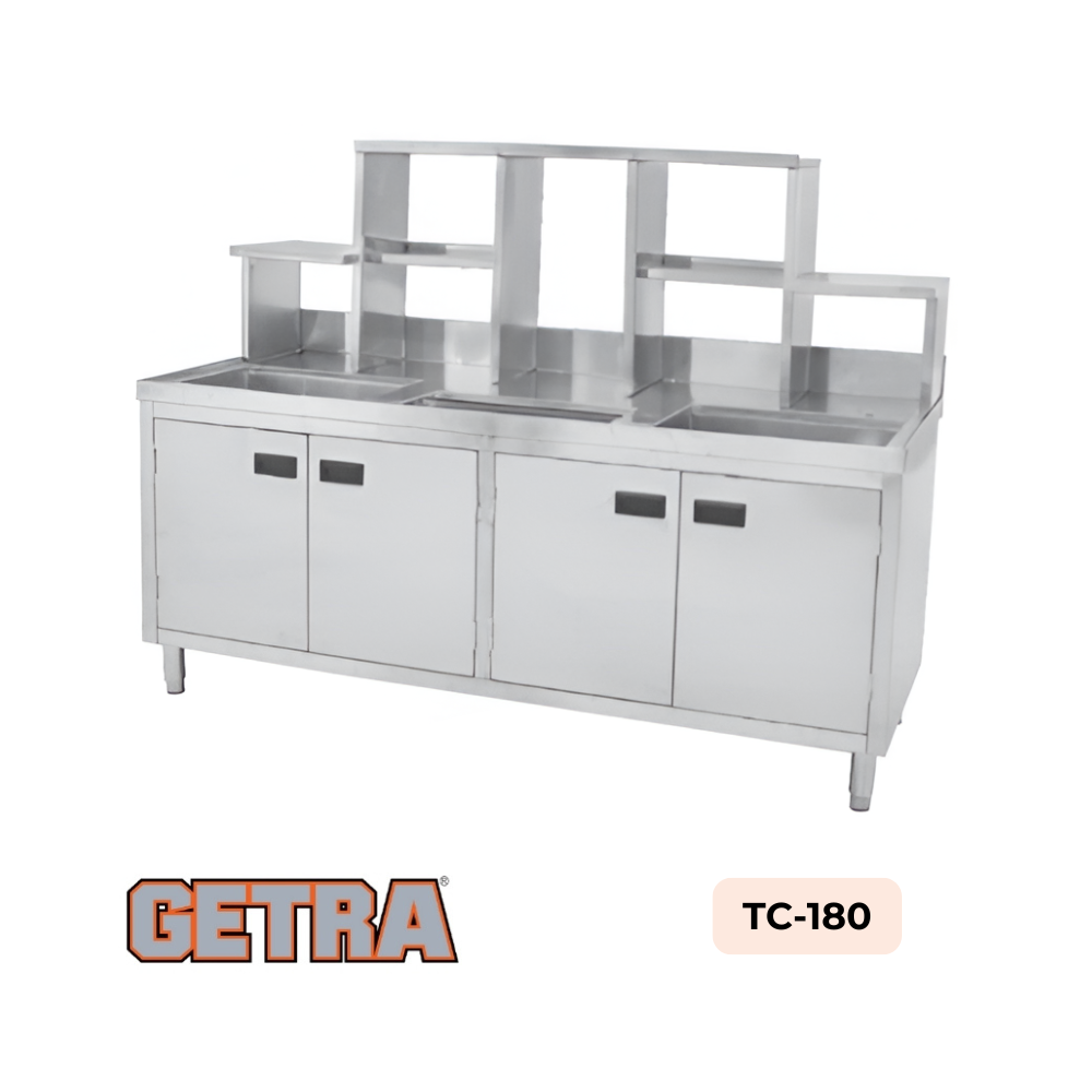 S/S Bubble Tea Cabinet GETRA TC-180 S/S Bubble Tea Cabinet GETRA TC-180