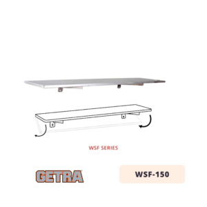 S/S Solid Wall Shelves/Foldable GETRA WSF-150