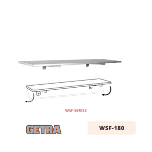 S/S Solid Wall Shelves/Foldable GETRA WSF-180